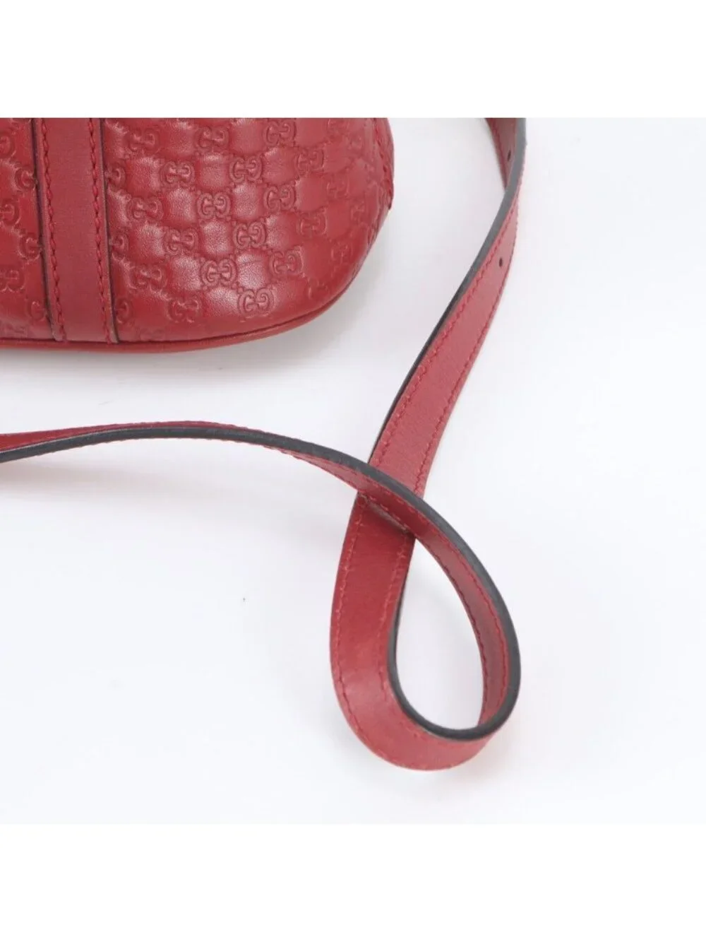 Gucci Micro Guccissima Leather 2-Way Handbag Crossbody Shoulder